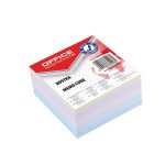 Blok kocka lepená 85x85x40mm farebná