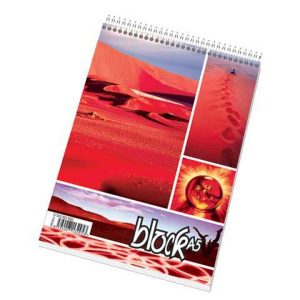 Blok špir. hore A4 50l.linajkový