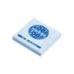 Bločky samolepiace GLOBAL 75x75mm modrý pastel