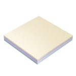 Bločky samolepiace GLOBAL pastel Rainbow 75x75mm 100listov