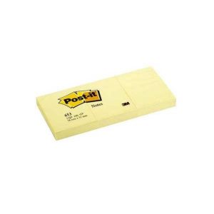 Bločky samolepiace Post-it 38x51 žlté 3x100