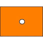 Etikety 23x16 oranžové