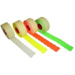 Etikety 25x16 neón žlté