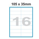 Etikety A4 Print 105x35mm (16)