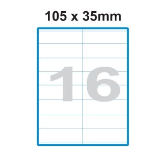 Etikety A4 Print 105x35mm (16)