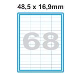Etikety A4 Print 48,5x16,9mm (68)
