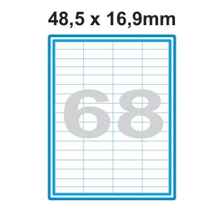 Etikety A4 Print 48,5x16,9mm (68)