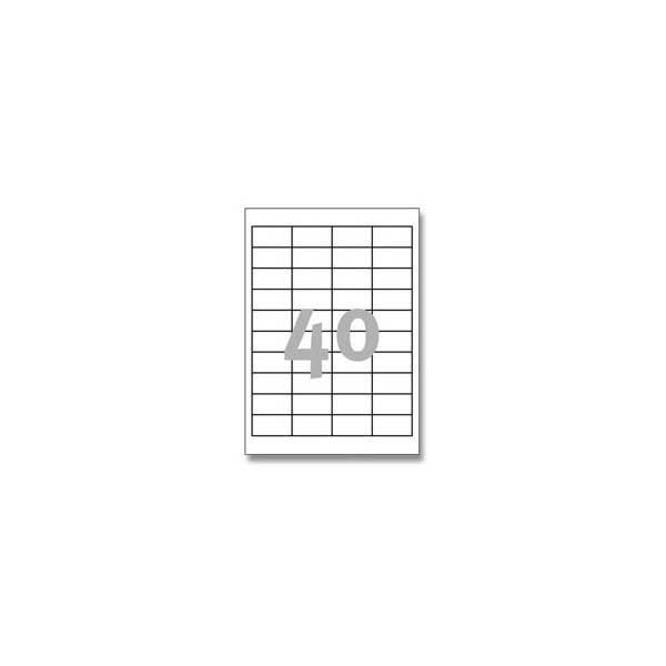 Etikety A4 Print 48,5x25,4mm (40)
