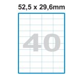 Etikety A4 Print 52,5x29,6mm (40)