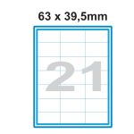 Etikety A4 Print 63x39,5mm (21)