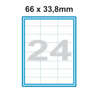 Etikety A4 Print 66x33,8mm (24)