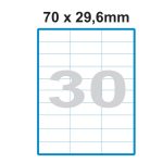 Etikety A4 Print 70x29,6mm (30)