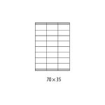 Etikety A4 Print 70x35mm