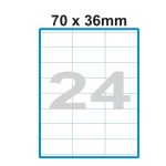 Etikety A4 Print 70x36mm (24)
