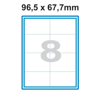Etikety A4 Print 96,5x67,7mm (8)