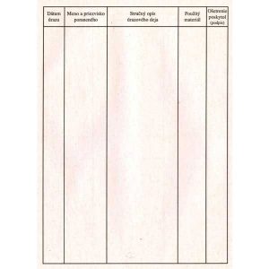 Kniha úrazov A5 - 16 listov