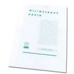 Milimetrový papier A3, 50 listov v bloku