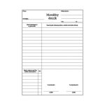 Montážny denník A4 -samoprepis