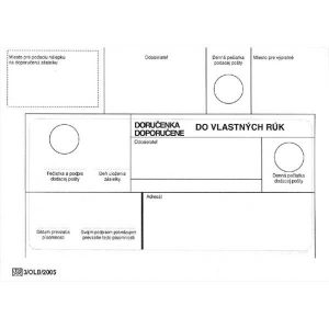 Obálky B6 DVR bez opakovaného doručenia