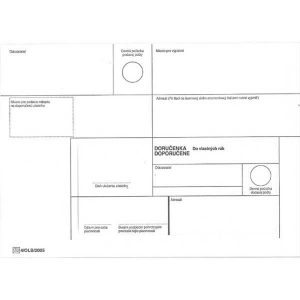 Obálky C5 DVR bez opakovaného doručenia