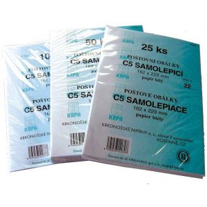 Obálky C5 samolepiace / 25 fólia