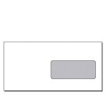 Obálky DL okienko, vn. potlač,pre stroj.spracovanie