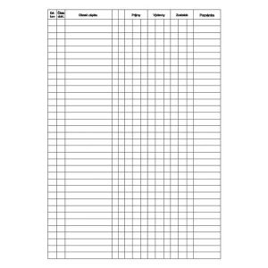 Pokladničná kniha A4 96 str.tvrdá väzba