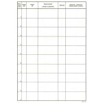 Registratúrny denník A4, 96 listov