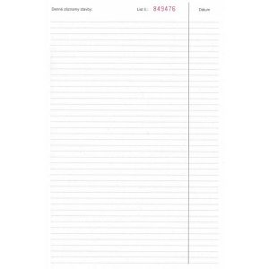 Stavebný denník A4-158listov