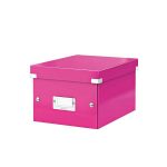 Univerzálny box Click-N-Store A5 malý ružový