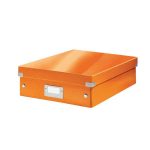 Organizačný box Click-N-Store stredný oranžový