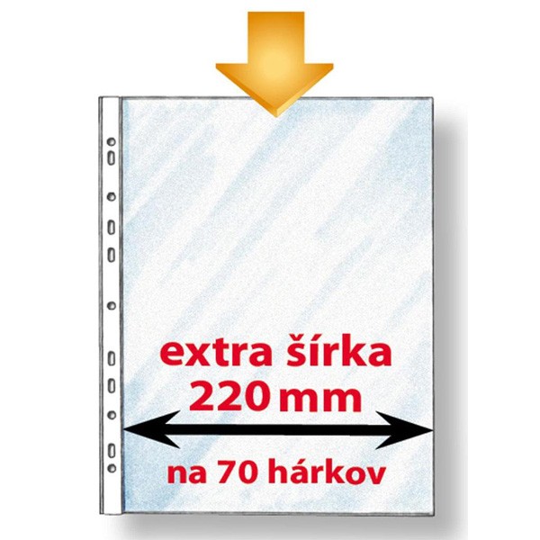Euroobal maxi economy A4 extra široký 50 mic