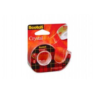 Lepiaca páska Scotch Crystal 19x7,5m s dispenzorom