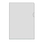 Obal na dokumenty "L" A4 - PVC silné 150 mic 10ks
