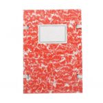 Spisová doska A4 mramor červená