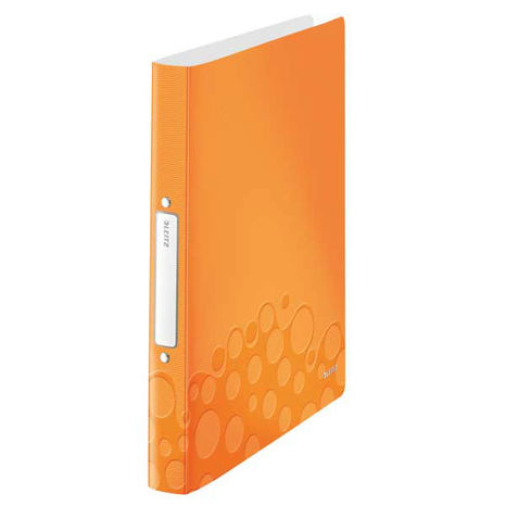 Dosky s 2-krúžkovou mechanikou Leitz WOW oranžové