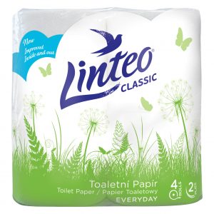 TP Linteo CLASSIC 2-vrstvový, 4 ks biely