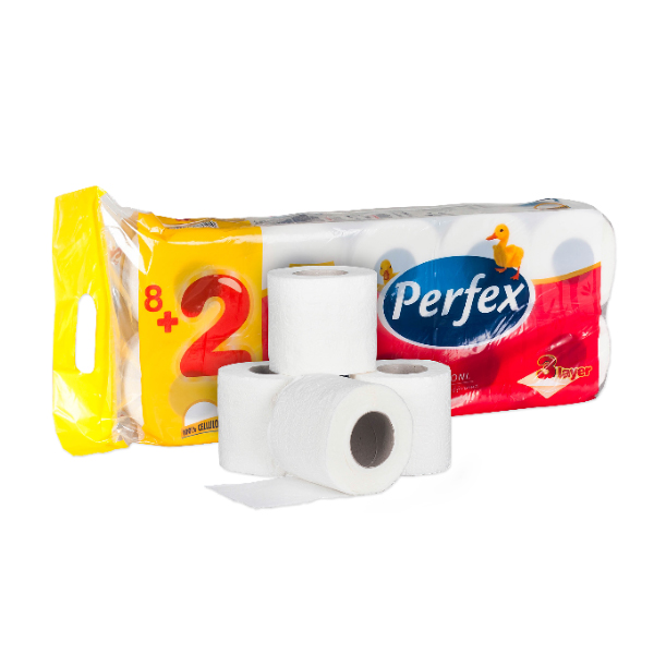 TP Perfex biely 3 vrstv. celulóza /8+2