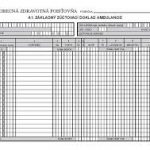 A1 - Základný zúčtovací doklad ambulancie A4 list