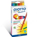 Ceruzky farebné GIOTTO ELIOS TRI triangular 24ks