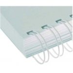 Drôtový hrebeň , 25,4mm, 2,1 23 otvorov, biela