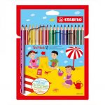 Farbička STABILO color farbičky 24 ks vrátane neon Karton Puzdro 1924/77-01