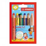 Farbička STABILO woody 3 in 1 6ks púzdro
