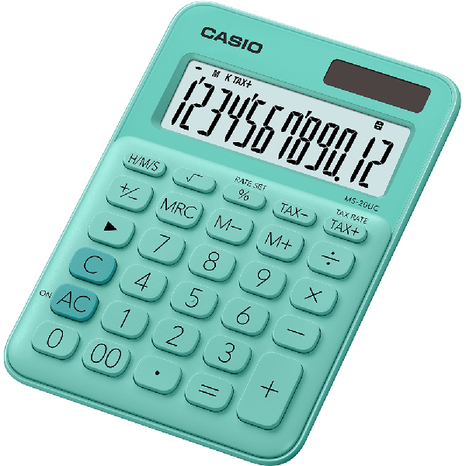 Kalkulačka Casio MS 20 UC GN zelená