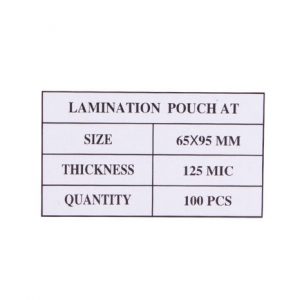 Laminovacie fólie 65x95, 125mic