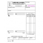 Lekársky predpis - sypaný biely A6 100 l