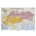 Mapa Slovenská republika - PSČ 140x100 cm (Kópia)