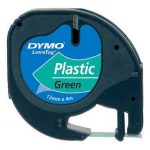 Páska do Dymo Letra Tag 12mmx4m plastová zelená
