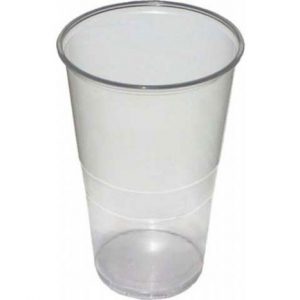 Pohár 0,5l priehľadný PP