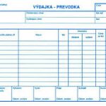 Výdajka - prevodka bez DPH A5 -100 list